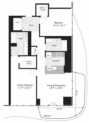 225 N. Columbus Drive Studio-2 Beds Apartment for Rent - Photo Gallery 44